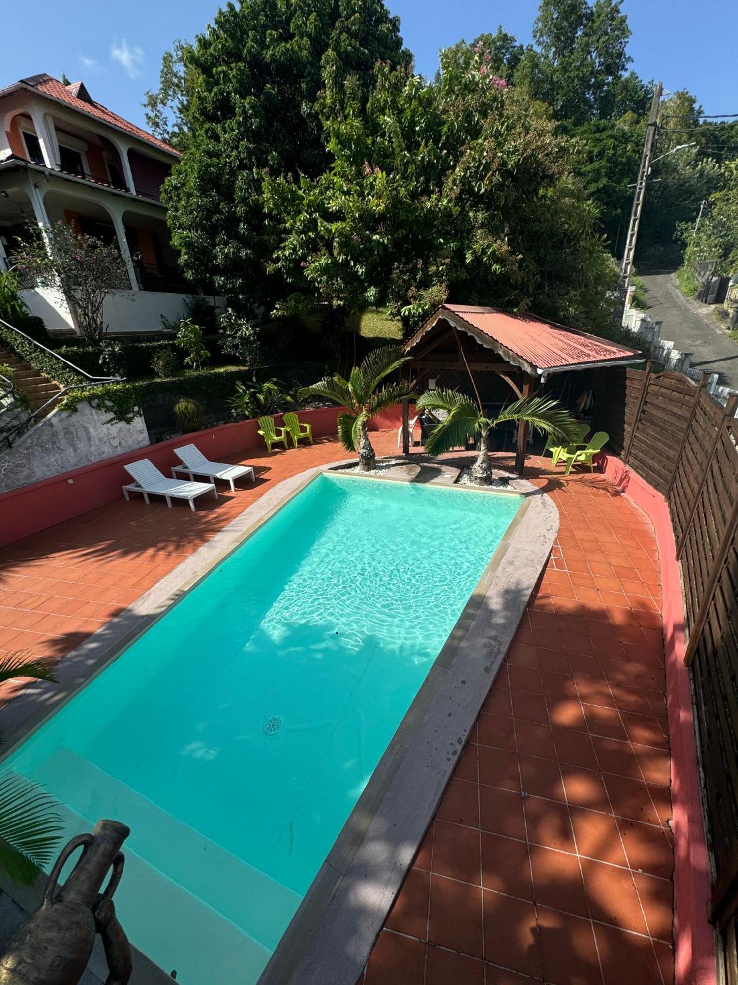 La Canopee Enchantee, Chambres D'Hotes, Piscine, Proche Aeroport, Gare Maritime Лес Абимес Екстериор снимка